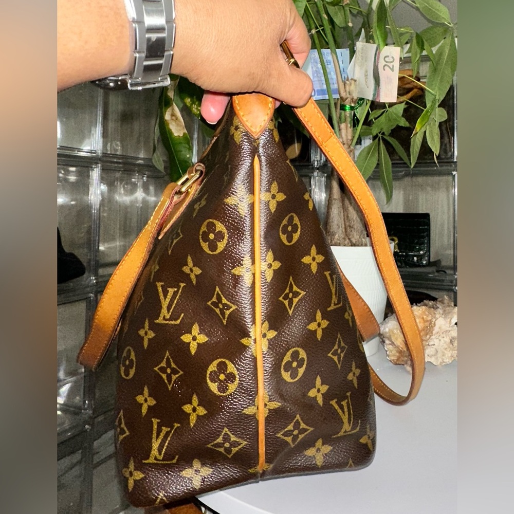 Louis Vuitton Palermo Monogram Brown and Tan Tote pm - Picture 3 of 9